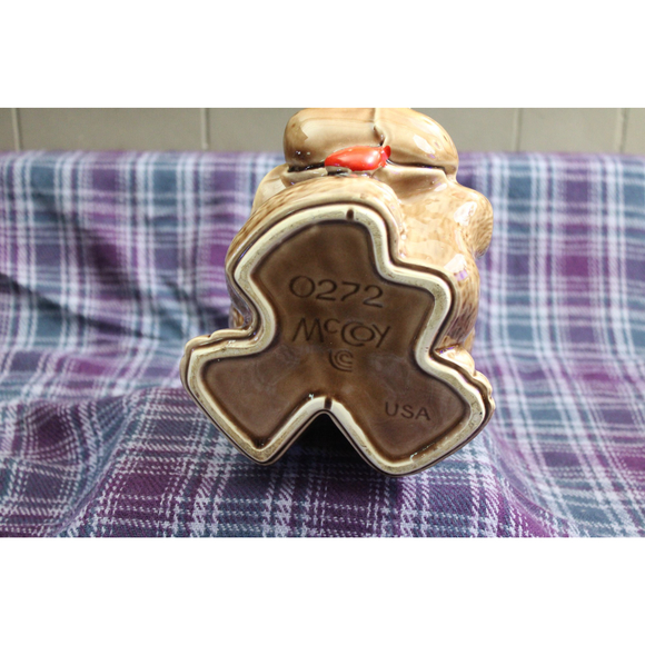 Vintage McCoy Thinking Hound Dog Cookie Jar - Picture 8 of 8